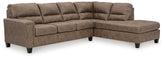 Navi 2-Piece Sectional Sofa Chaise Half Price Furniture