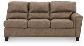 Navi 2-Piece Sectional Sofa Sleeper Chaise - Half Price Furniture