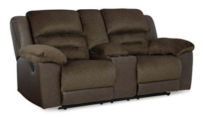 Dorman Reclining Loveseat with Console Half Price Furniture