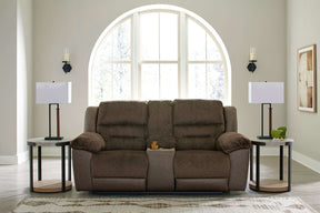 Dorman Reclining Loveseat with Console - Loveseat - Half Price Furniture