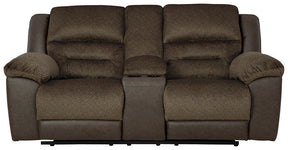 Dorman Reclining Loveseat with Console Half Price Furniture