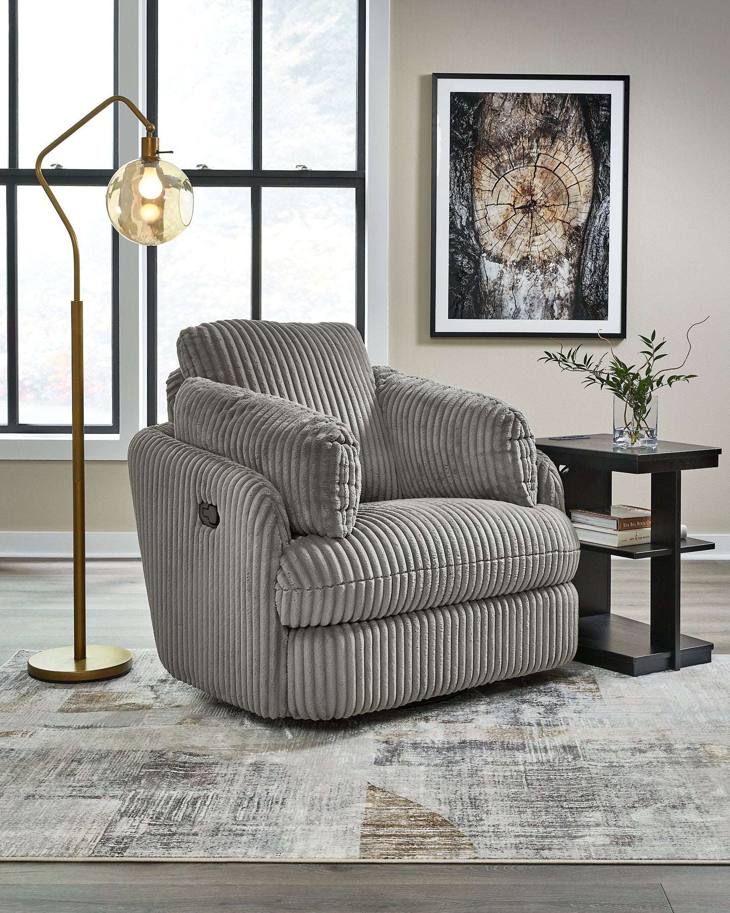 Tie-Breaker Swivel Glider Recliner - Half Price Furniture