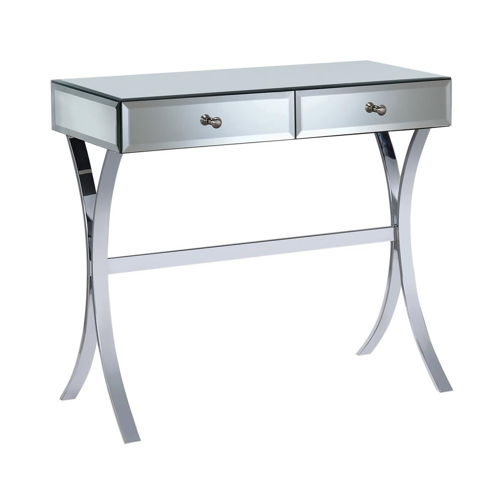 Scilla 2-drawer Console Table Clear Mirror  Las Vegas Furniture Stores