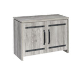 Enoch 2-door Accent Cabinet Grey Driftwood Half Price Furniture