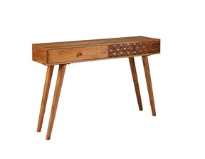 Lotus 2-drawer Console Table Natural Brown  Half Price Furniture