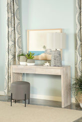 Rickman Rectangular 2-drawer Console Table White Washed Half Price Furniture
