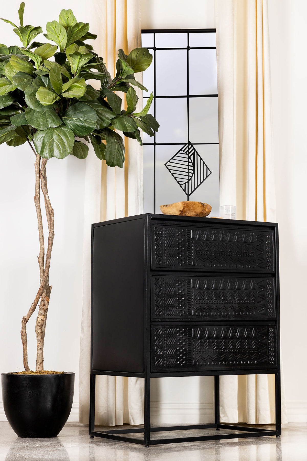 Alcoa 3-drawer Accent Cabinet  Las Vegas Furniture Stores