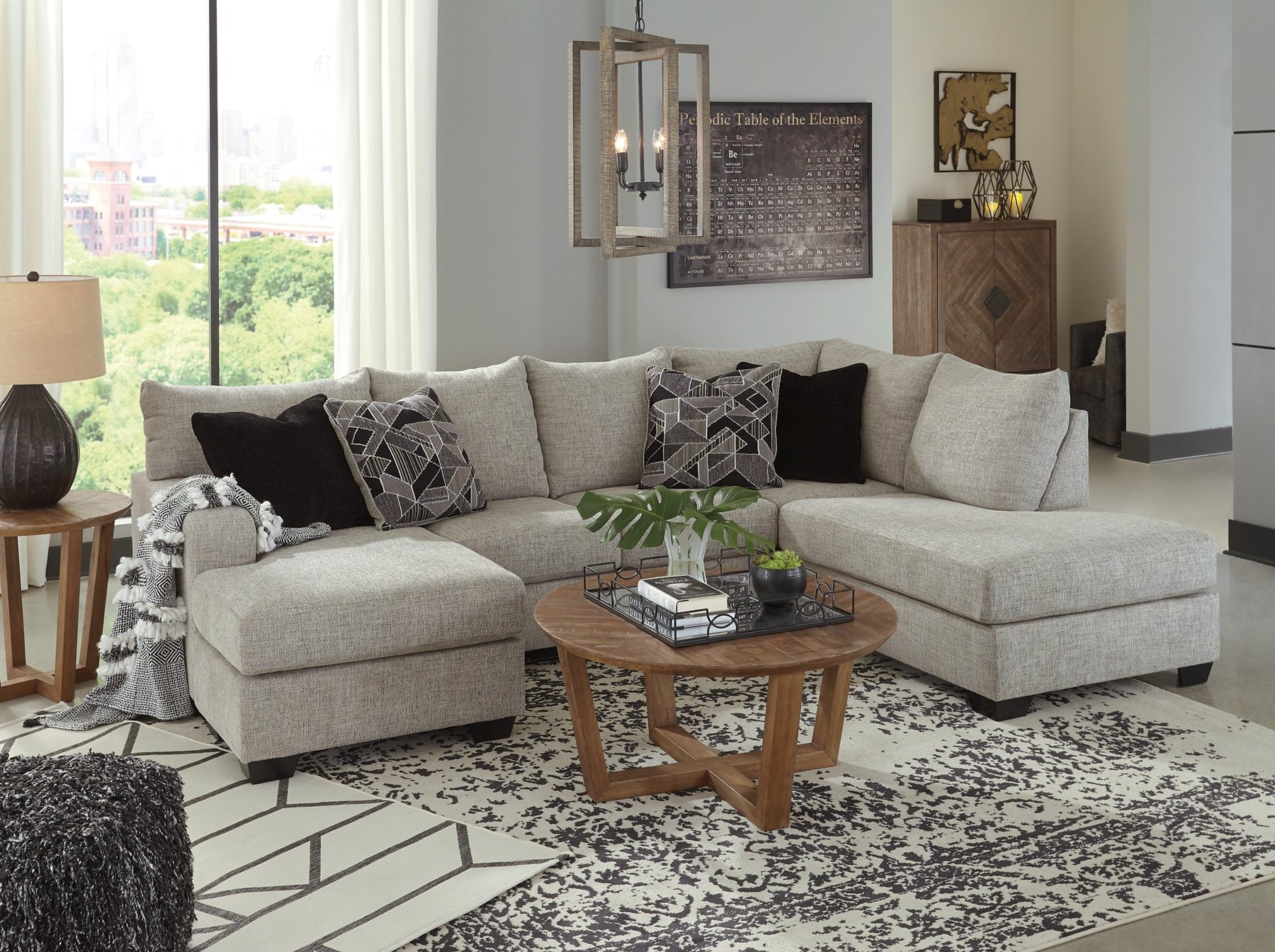 Megginson 2-Piece Sectional with Chaise - Half Price Furniture