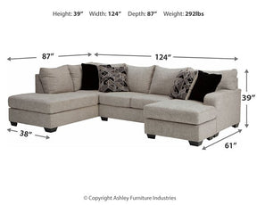 Megginson 2-Piece Sectional with Chaise - Half Price Furniture