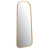 Simeon Metal Frame Full Length 59" Floor Mirror Antique Gold  Half Price Furniture