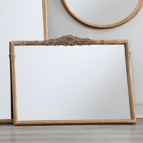Sylvie French Provincial Rectangular Mantle Mirror - Mirror - Half Price Furniture