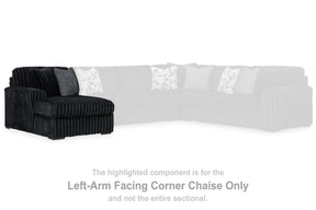 Midnight-Madness Sectional with Chaise - Half Price Furniture