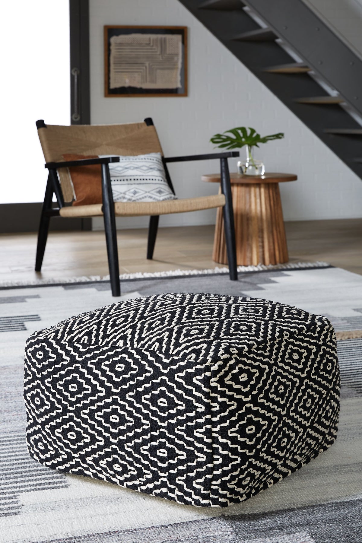 Jasett Pouf - Half Price Furniture