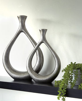 Dimaia Vase (Set of 2) - Vase - Half Price Furniture