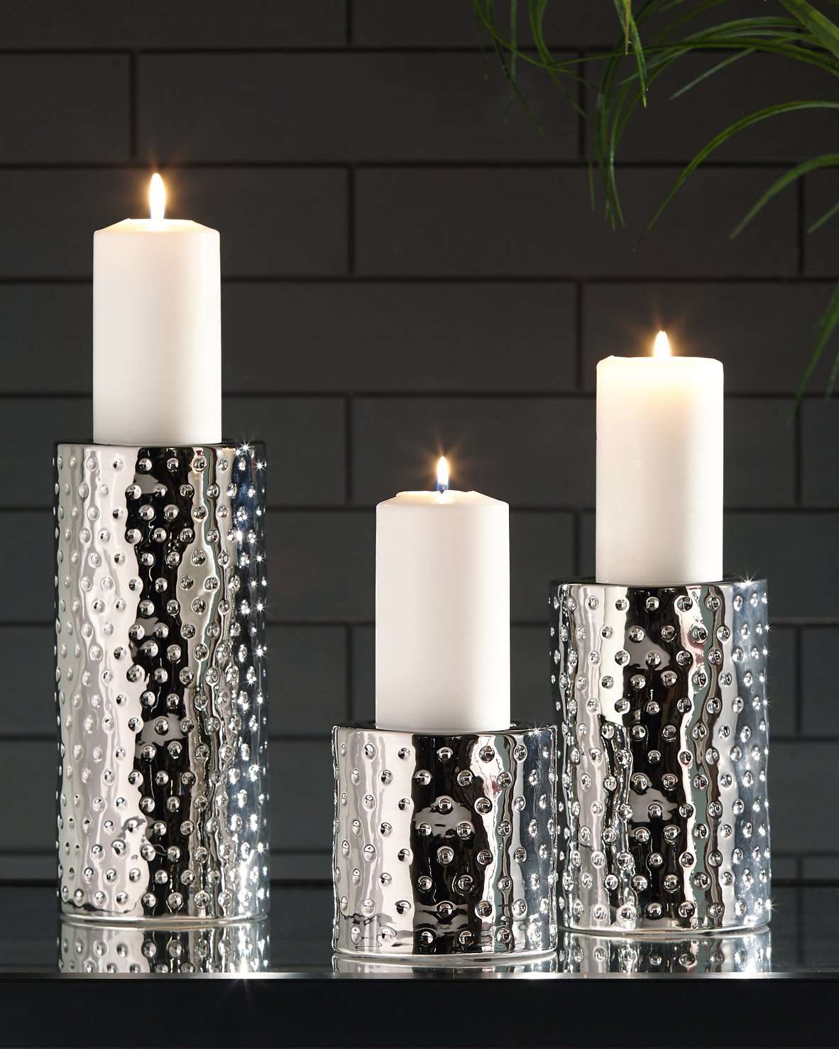 Marisa Candle Holder (Set of 3) - Half Price Furniture