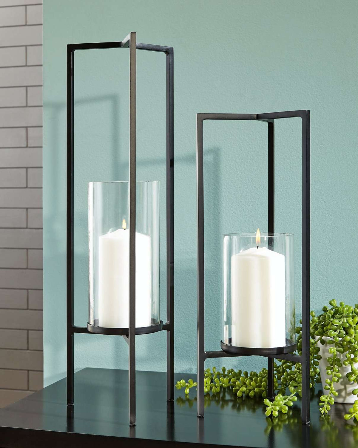 Ginette Candle Holder (Set of 2) - Half Price Furniture