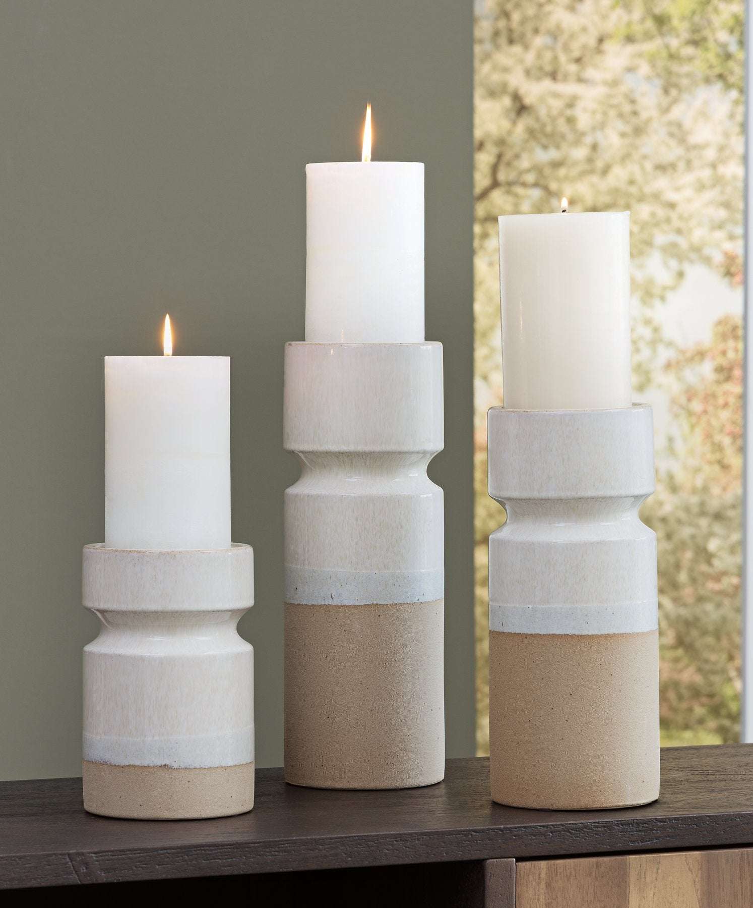 Hurston Candle Holder (Set of 3) - Half Price Furniture