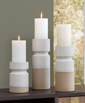 Hurston Candle Holder (Set of 3) - Half Price Furniture