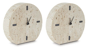 Donfordson Table Clock (Set of 2) - Table Top Accessories - Half Price Furniture