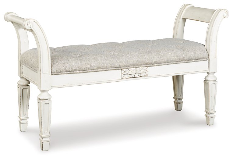 Realyn Accent Bench  Las Vegas Furniture Stores