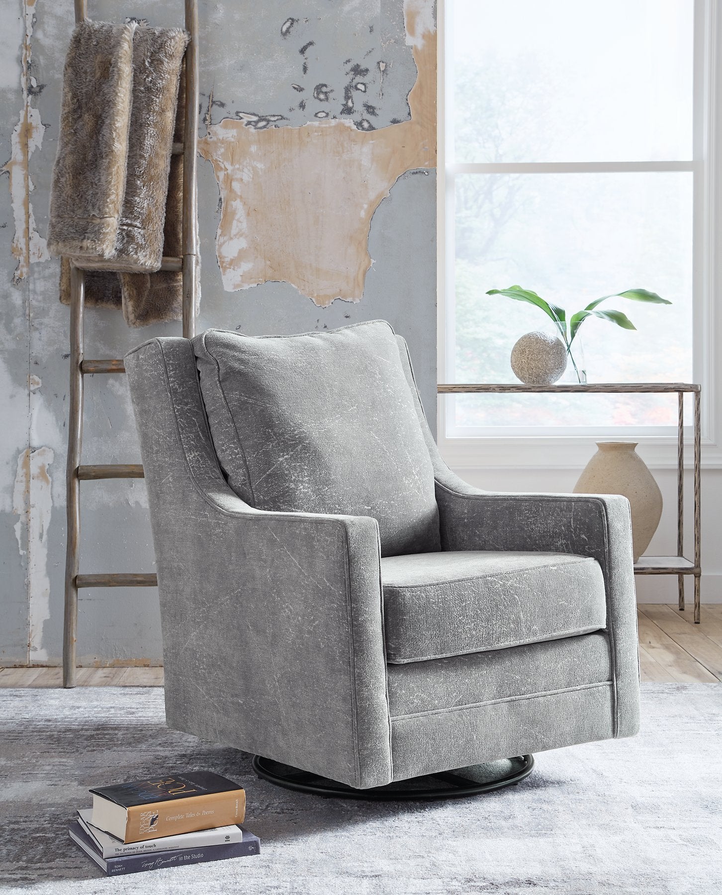Kambria Swivel Glider Accent Chair - Half Price Furniture