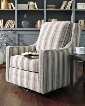 Kambria Swivel Glider Accent Chair - Half Price Furniture