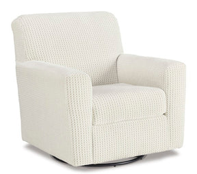 Herstow Swivel Glider Accent Chair - Half Price Furniture