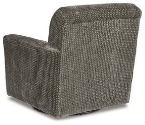 Herstow Swivel Glider Accent Chair - Half Price Furniture