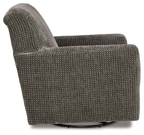 Herstow Swivel Glider Accent Chair - Half Price Furniture