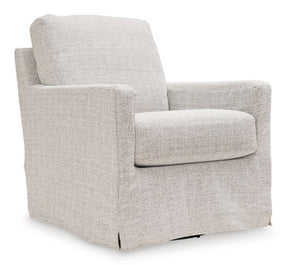 Nenana Next-Gen Nuvella Swivel Glider Accent Chair Half Price Furniture