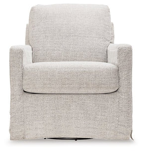 Nenana Next-Gen Nuvella Swivel Glider Accent Chair Half Price Furniture