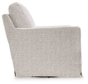 Nenana Next-Gen Nuvella Swivel Glider Accent Chair Half Price Furniture