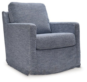 Nenana Next-Gen Nuvella Swivel Glider Accent Chair Half Price Furniture