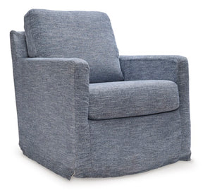 Nenana Next-Gen Nuvella Swivel Glider Accent Chair Half Price Furniture