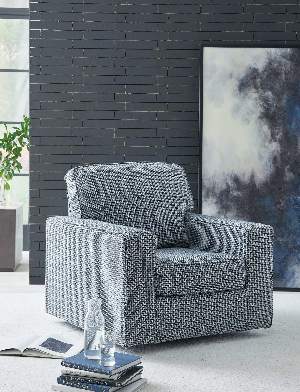 Olwenburg Swivel Accent Chair - Half Price Furniture