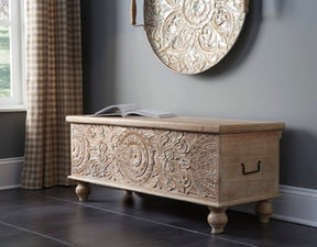 Fossil Ridge Storage Bench - Half Price Furniture