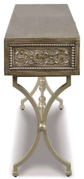Quinnland Sofa/Console Table Half Price Furniture