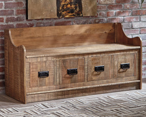 Garrettville Storage Bench - Half Price Furniture