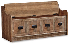 Garrettville Storage Bench - Half Price Furniture