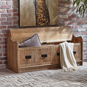 Garrettville Storage Bench - Half Price Furniture