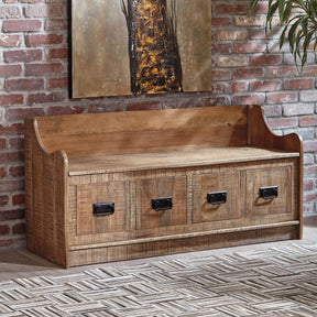 Garrettville Storage Bench - Half Price Furniture