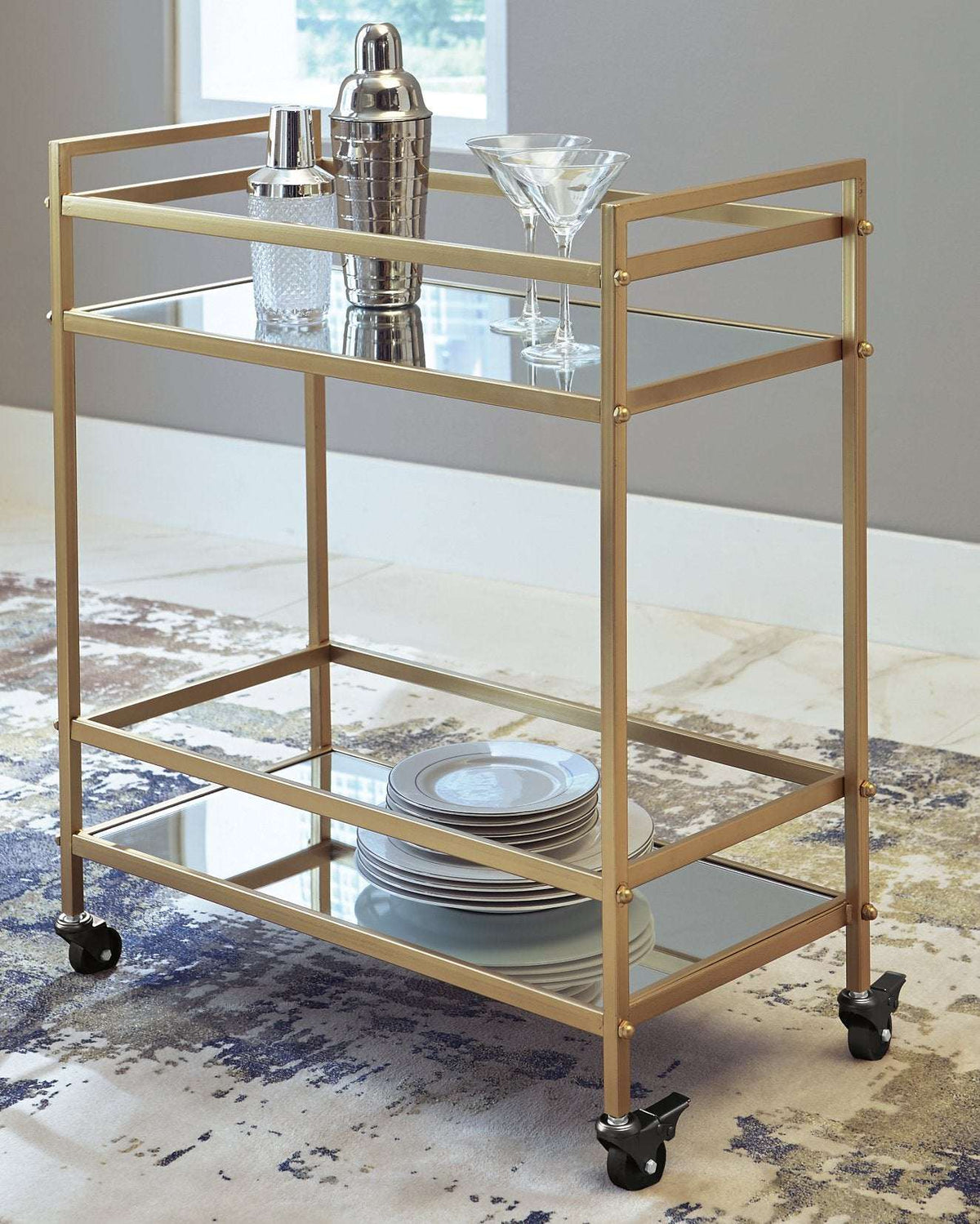 Kailman Bar Cart Half Price Furniture