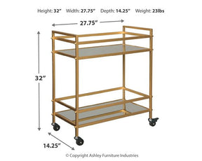 Kailman Bar Cart - Half Price Furniture