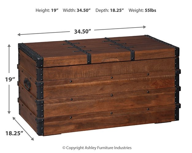 Kettleby Storage Trunk - Half Price Furniture