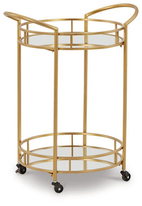 Wynora Bar Cart  Half Price Furniture