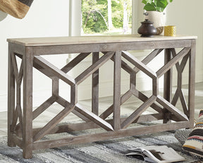 Lanzburg Sofa/Console Table - Half Price Furniture