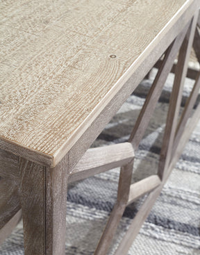 Lanzburg Sofa/Console Table - Half Price Furniture