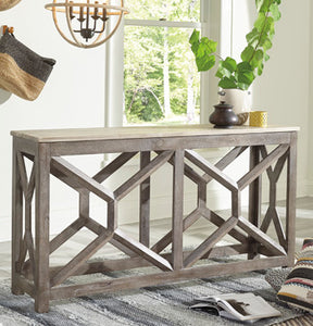 Lanzburg Sofa/Console Table - Half Price Furniture