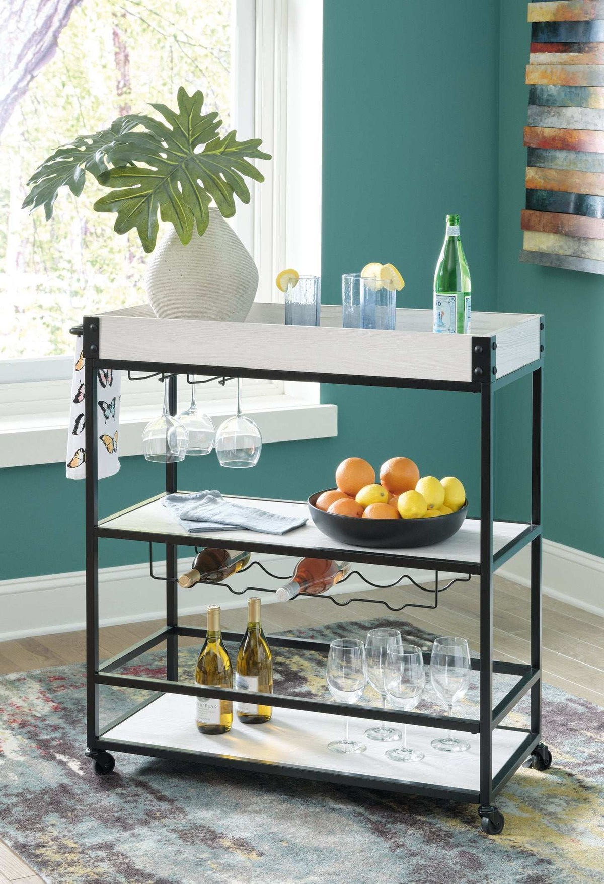 Bayflynn Bar Cart - Bar Cart - Half Price Furniture