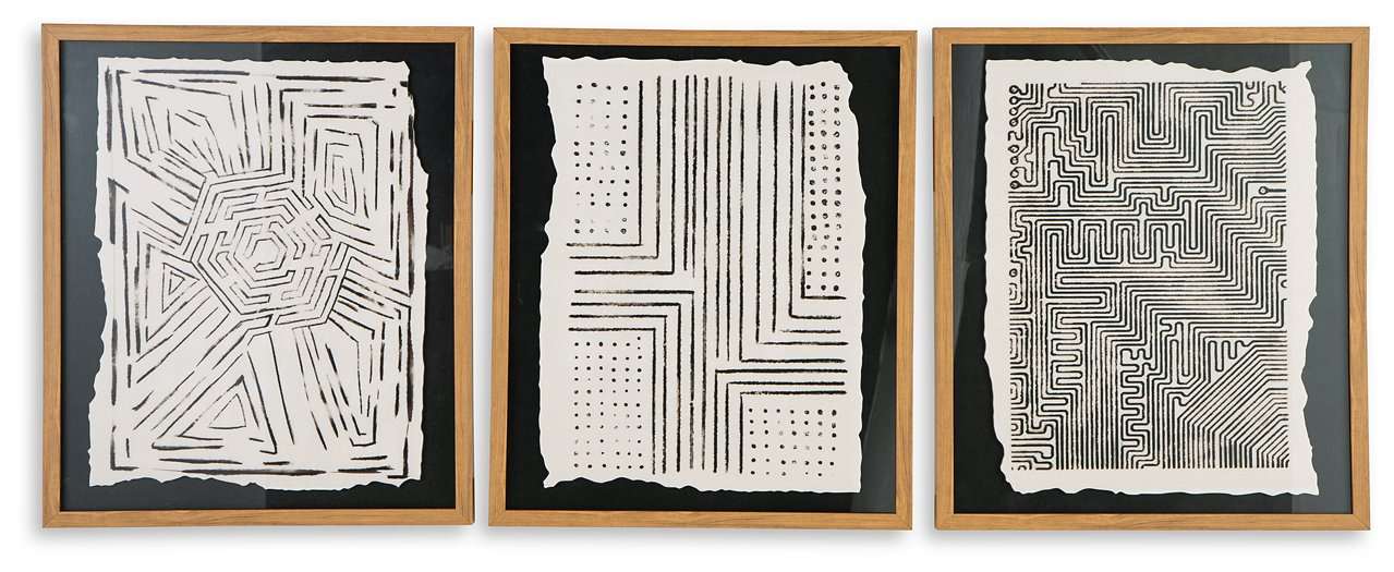 Wonderstow Wall Art (Set of 3) Half Price Furniture